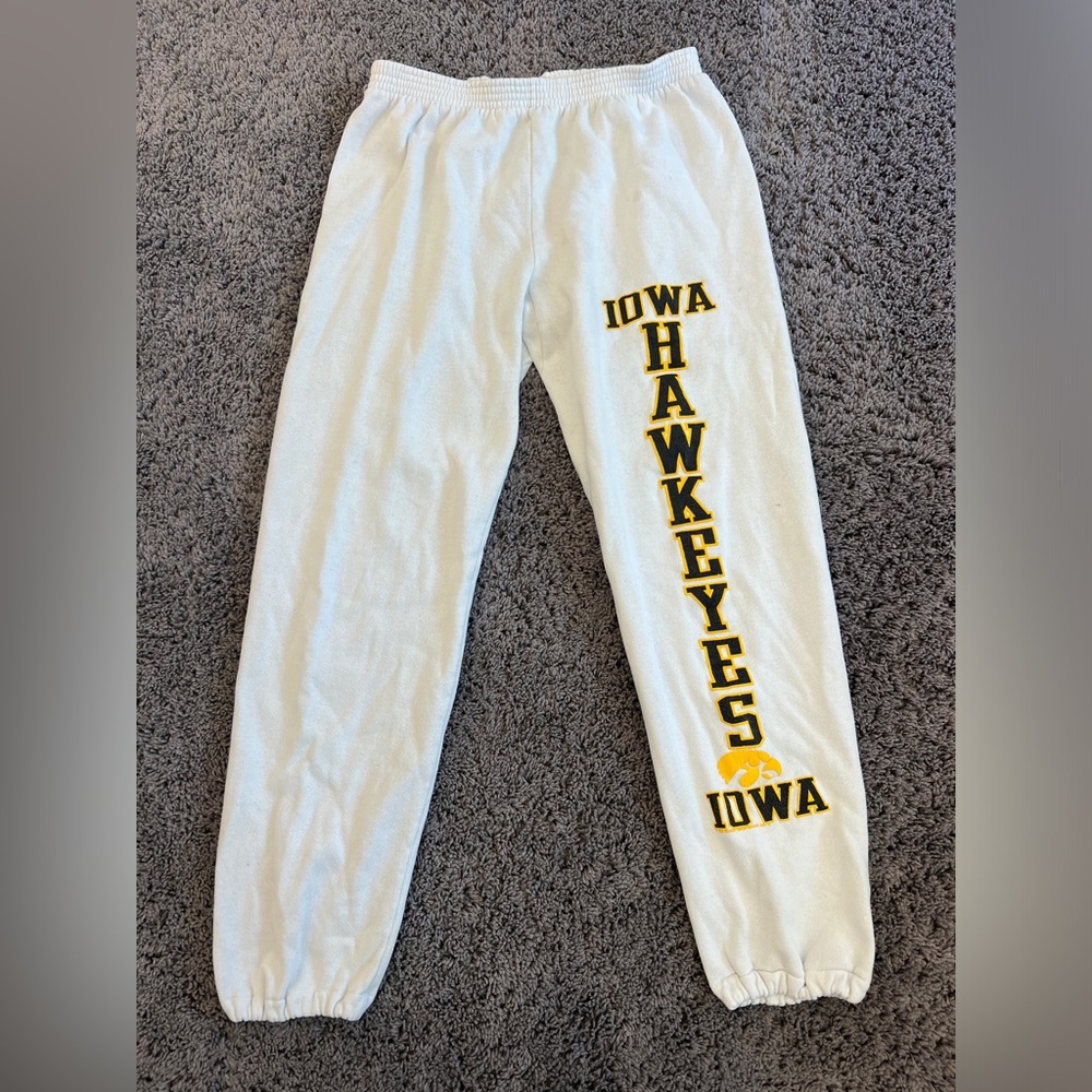 VTG University Of Iowa Hawkeyes Sweatpants Men’s Large Desert Sportswear 1989